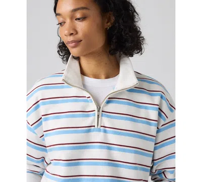 Levi's Everyday Quarter Zip Sweatshirt In Multi