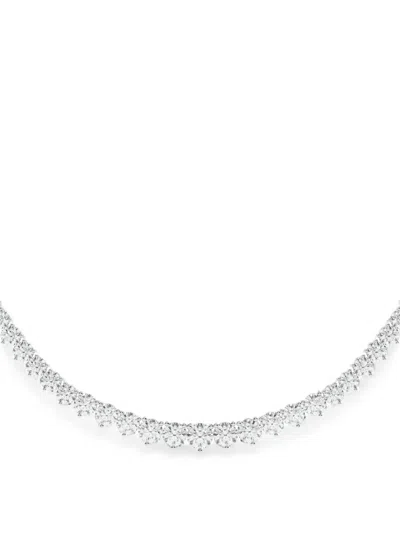 Diamond Essentials Diamond Necklace In Silver