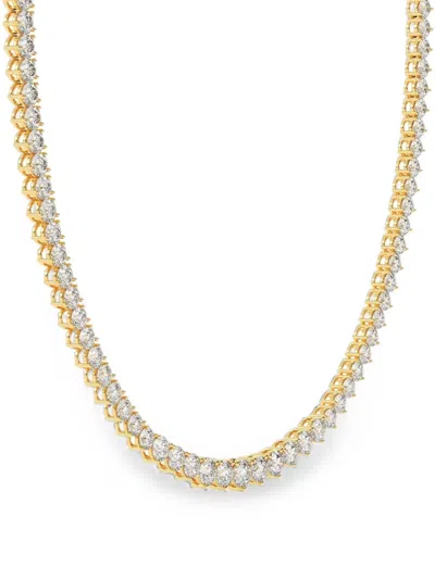 Diamond Essentials Diamond Necklace In Silver