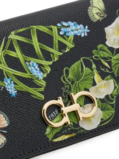 Ferragamo Gancini Wallet In Black