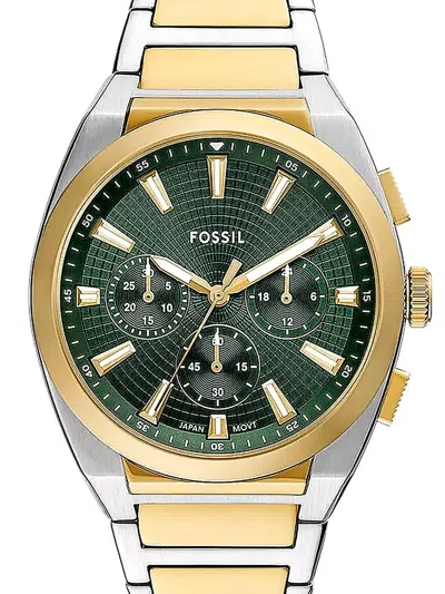 Fossil Everett Chronograph 44mm Watch In Multi