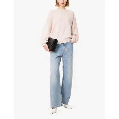 Khaite Womens Dusty Rose Margaux Boxy-fit Cashmere Jumper In Pink