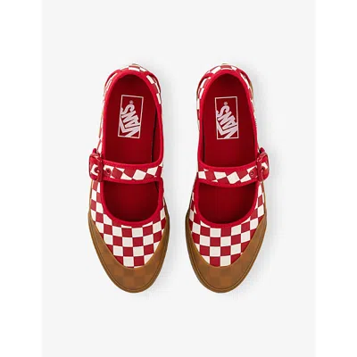 Vans Checkerboard-print Buckle-strap Espadrilles In Multi