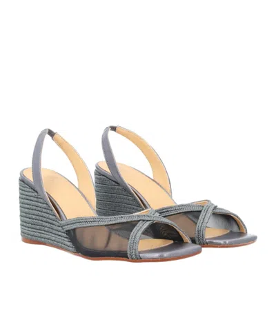Castaã±er Betty Leather Espadrilles In Multi