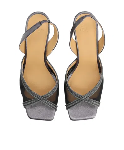 Castaã±er Betty Leather Espadrilles In Multi