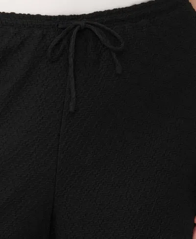 Vince Camuto Plus Size Mid-rise Pull-on Pants In Black
