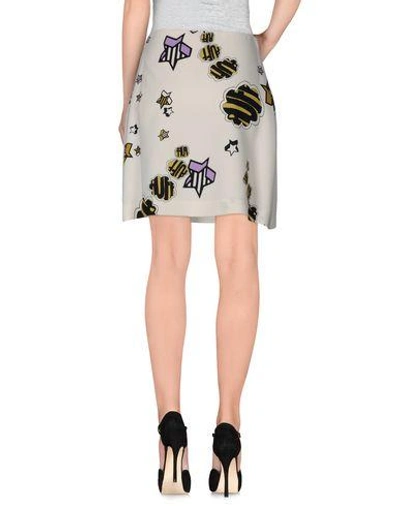 Shop Giamba Knee Length Skirt In Ivory