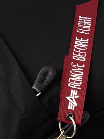 Alpha Industries Remove Before Flight Backpack In Black