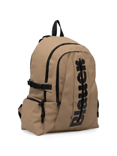 Blauer Logo-print Backpack In Brown