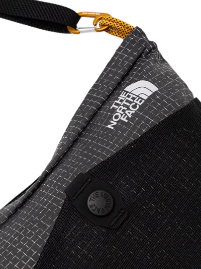 The North Face Clyffe Grid-pattern Mesh-panel Shoulder Bag In Black