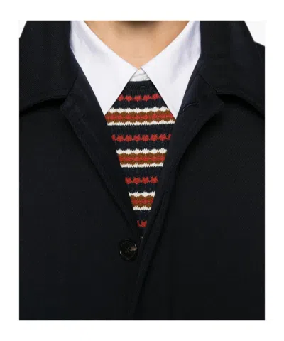 A.p.c. A. P.c. Concealed-button Coat In Black
