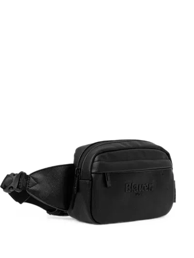Blauer Logo-embossed Belt Bag In Black