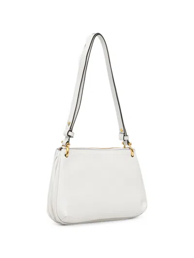 Pollini Archive Collection Shoulder Bag In White