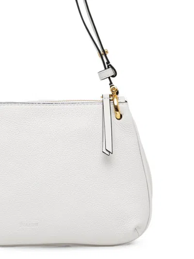 Pollini Archive Collection Shoulder Bag In White