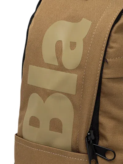 Blauer Logo-print Backpack In Brown
