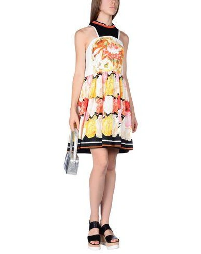 Shop Mary Katrantzou Knee-length Dress In White