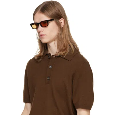Retrosuperfuture Gesto Rectangle-frame Sunglasses In Black