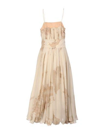 Shop Alviero Martini 1a Classe Formal Dress In Beige