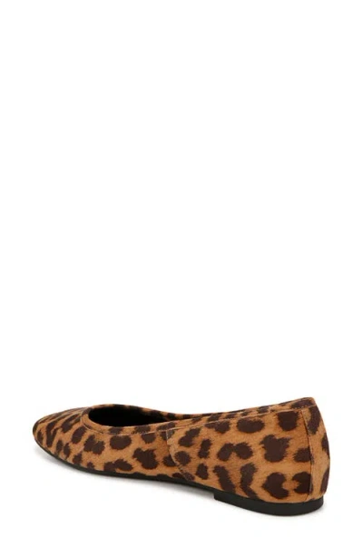 Vionic Orinda Square Toe Flat In Brown