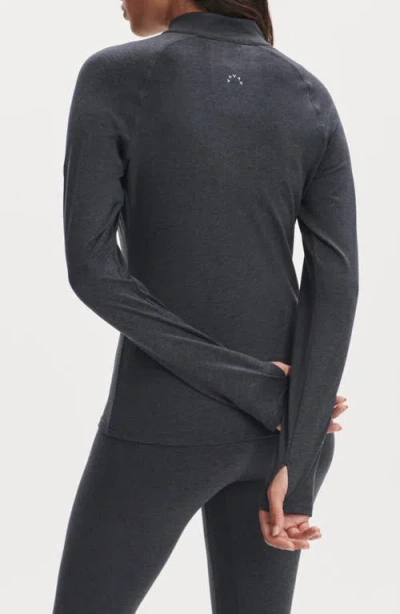 Varley Always Warm Half Zip Base Layer Top In Black