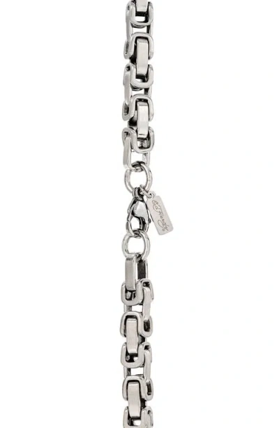 Ed Hardy Interlinked Necklace In Silver