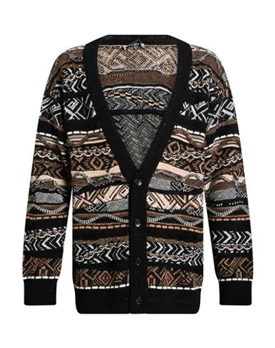 Laneus Patterned Cardigan In Multi