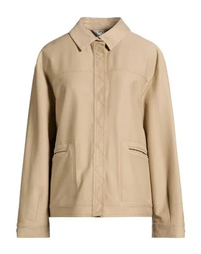 Max Mara Solid Long-sleeve Jacket In Neutral