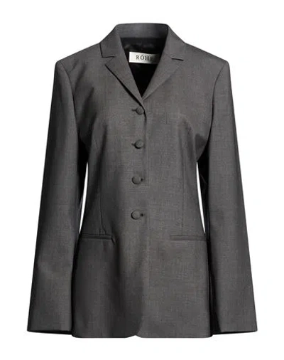 Rohe Wool-blend Blazer In Gray