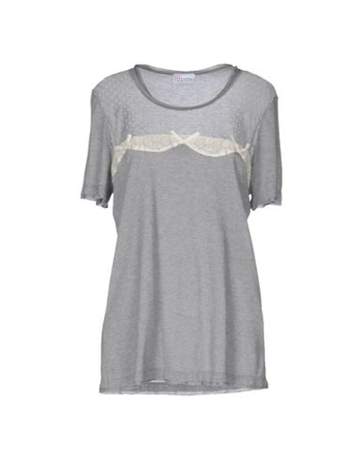 Red Valentino T-shirt In Grey