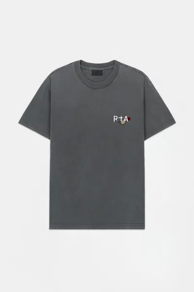 Rta Colin Oversized Tee In Gray