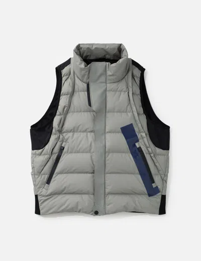 Templa Modular Down Jacket In Gray
