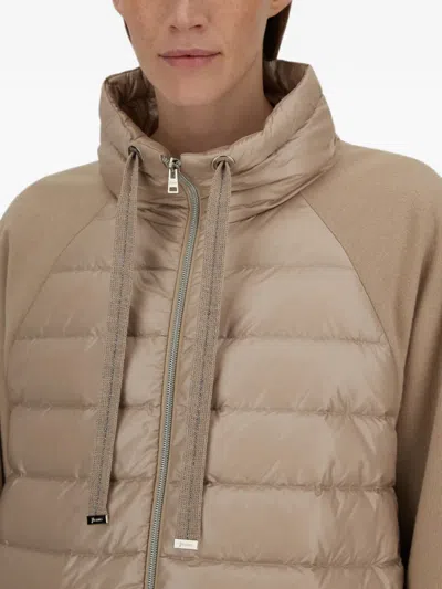 Herno Quilted Jacket In Neutral