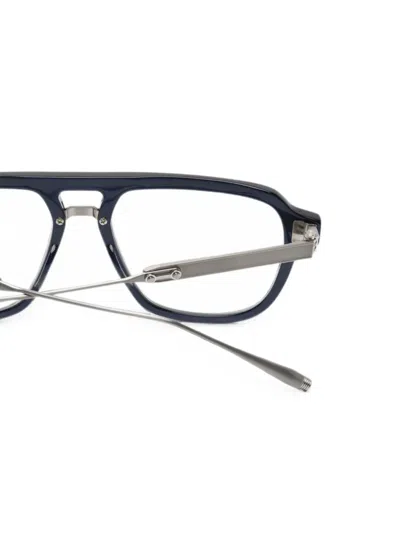 Akoni Argo Pilot-frame Glasses In Silver