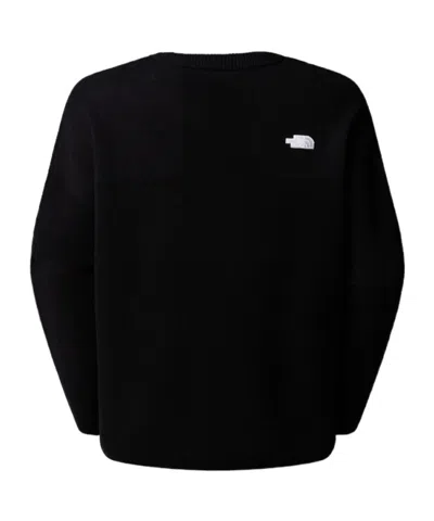 The North Face Evolution Embroidered Oversized Crew In Black