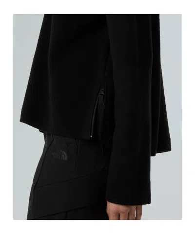 The North Face Evolution Embroidered Oversized Crew In Black