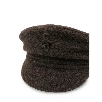 Ruslan Baginskiy Logo-embroidered Baker Boy Hat In Brown