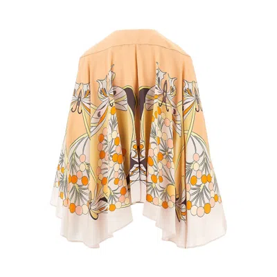 La Doublej Magic Ruffled Top In Multi