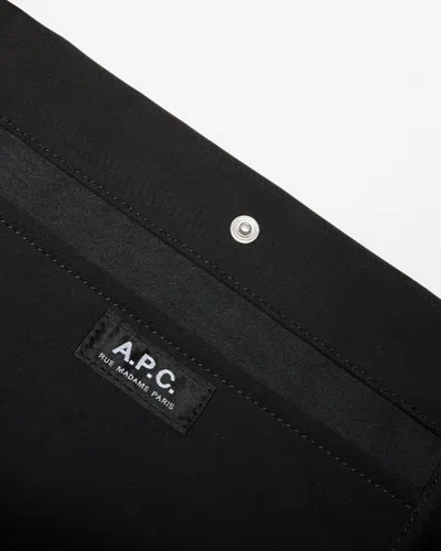 A.p.c. Borsa Journal Small Black In Black