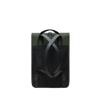 Rains Flap Strap Backpack In Green