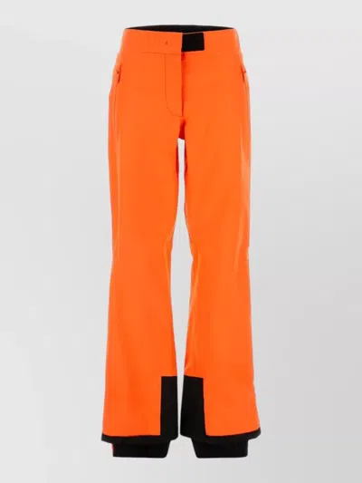 Prada Waterproof Gore-tex Snowboard Pants For Women In Orange