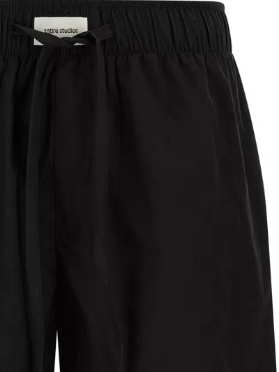 Entire Studios Relaxed Shorts Featuring A Practical Back Pocket In Black
