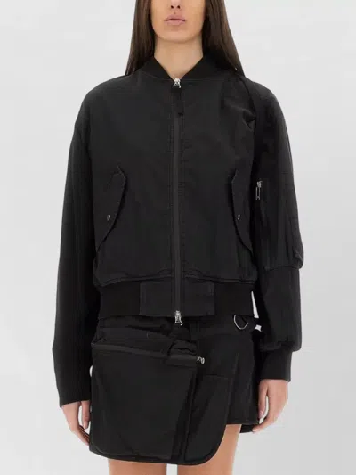 Helmut Lang Ma1 Bomber Jacket Front Pockets In Black