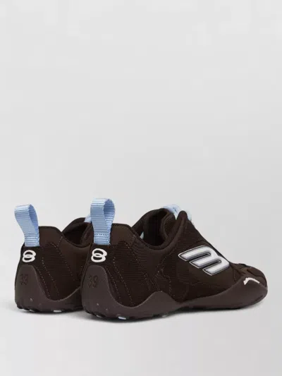 Balenciaga Women Brown Canvas And Corduroy Monday Ultra Sneakers In Brown