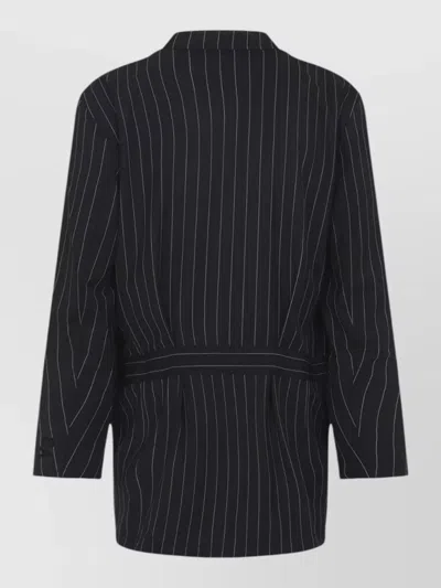 Y-3 Chore Jacket Belted Back Patch Pockets In Black