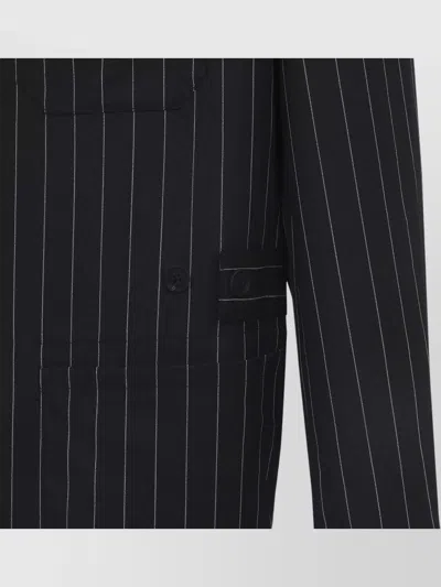 Y-3 Chore Jacket Belted Back Patch Pockets In Black