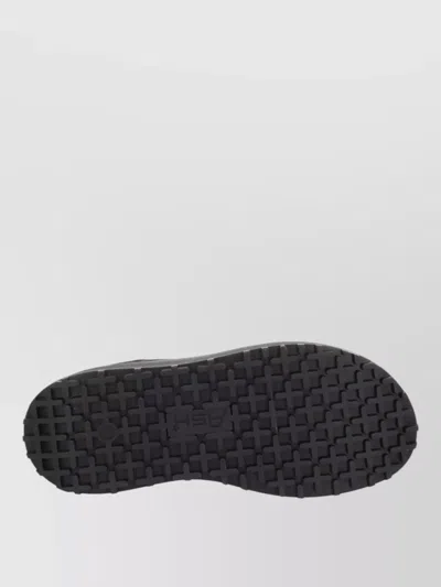 Ash Onyx Ankle Platform Slippers Pull Tab In Brown