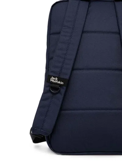 Jack Wolfskin Logo-detail Backpack In Blue