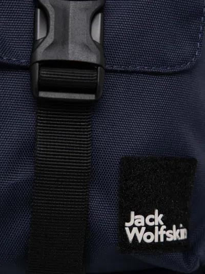 Jack Wolfskin Logo-detail Backpack In Blue