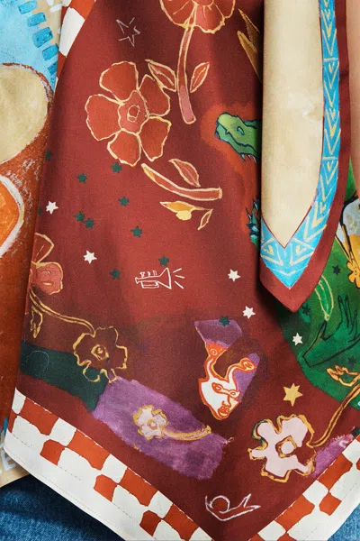 Alemais Mlak Silk Top In Multi