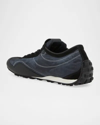 Balmain Racing Low Trainers In Black
